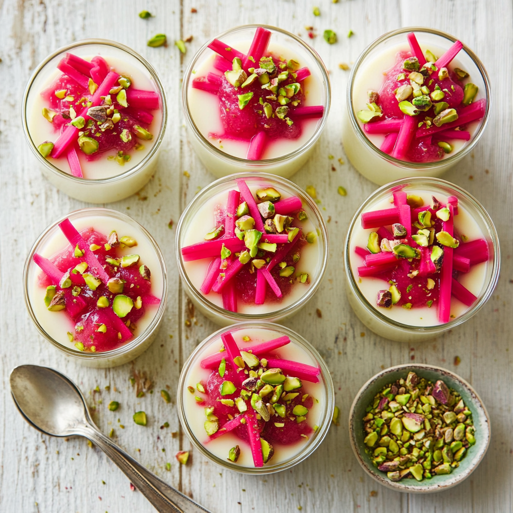 Easy Rhubarb Panna Cotta – Creamy & Elegant Dessert