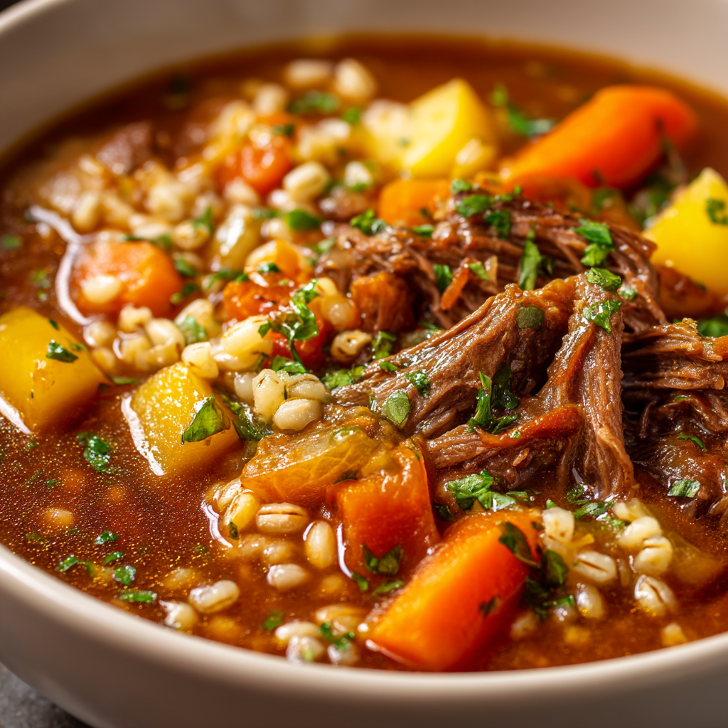 Hearty Beef and Barley Soup