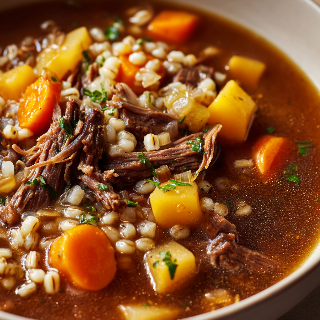 Hearty Beef and Barley Soup