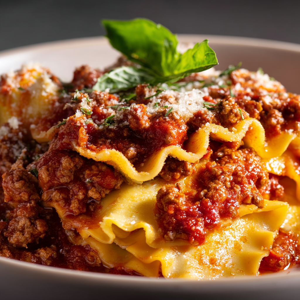 Crockpot Ravioli Lasagna