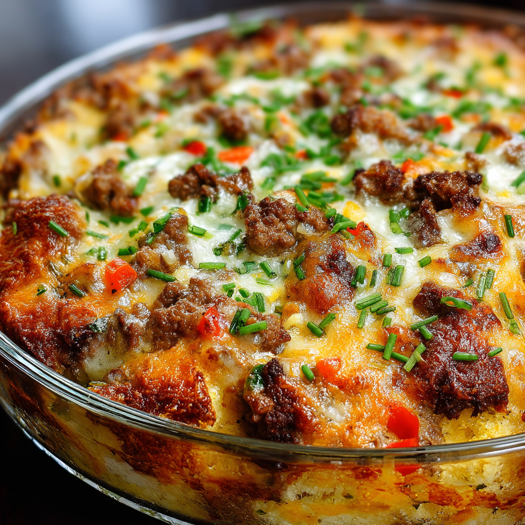 Easy Philly Cheese Steak Casserole Recipe