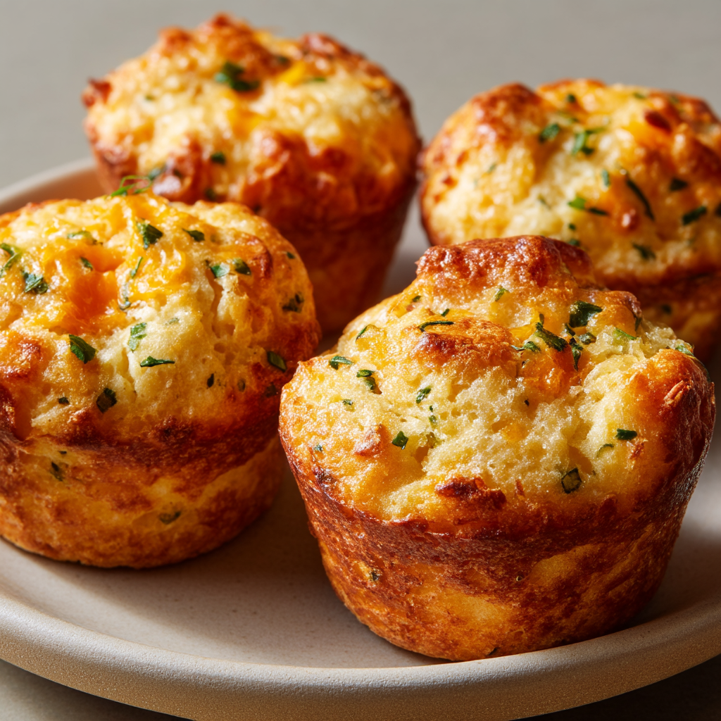 Delicious Cheese and Herb Muffins Recipe