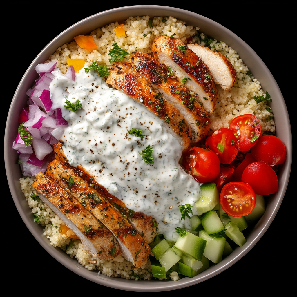 Easy Greek Chicken Bowls Recipe