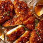 Baked Crunchy Hot Honey Chicken
