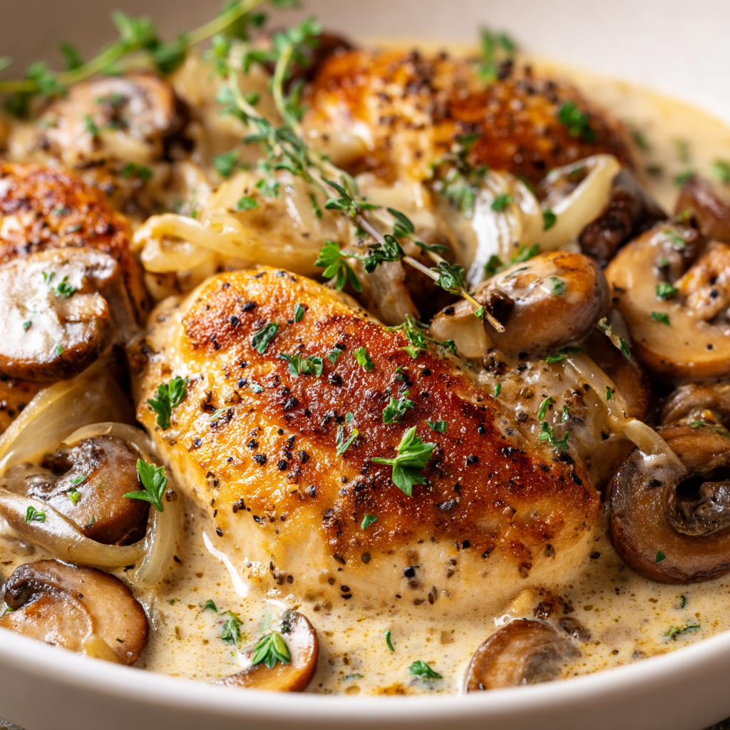 Easy and Flavorful Mushroom Chicken Recipe