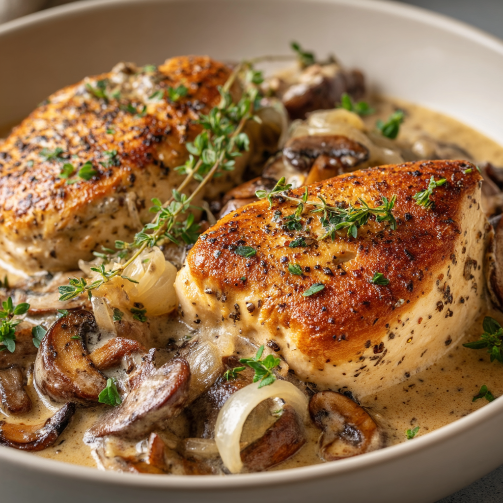 Easy and Flavorful Mushroom Chicken Recipe