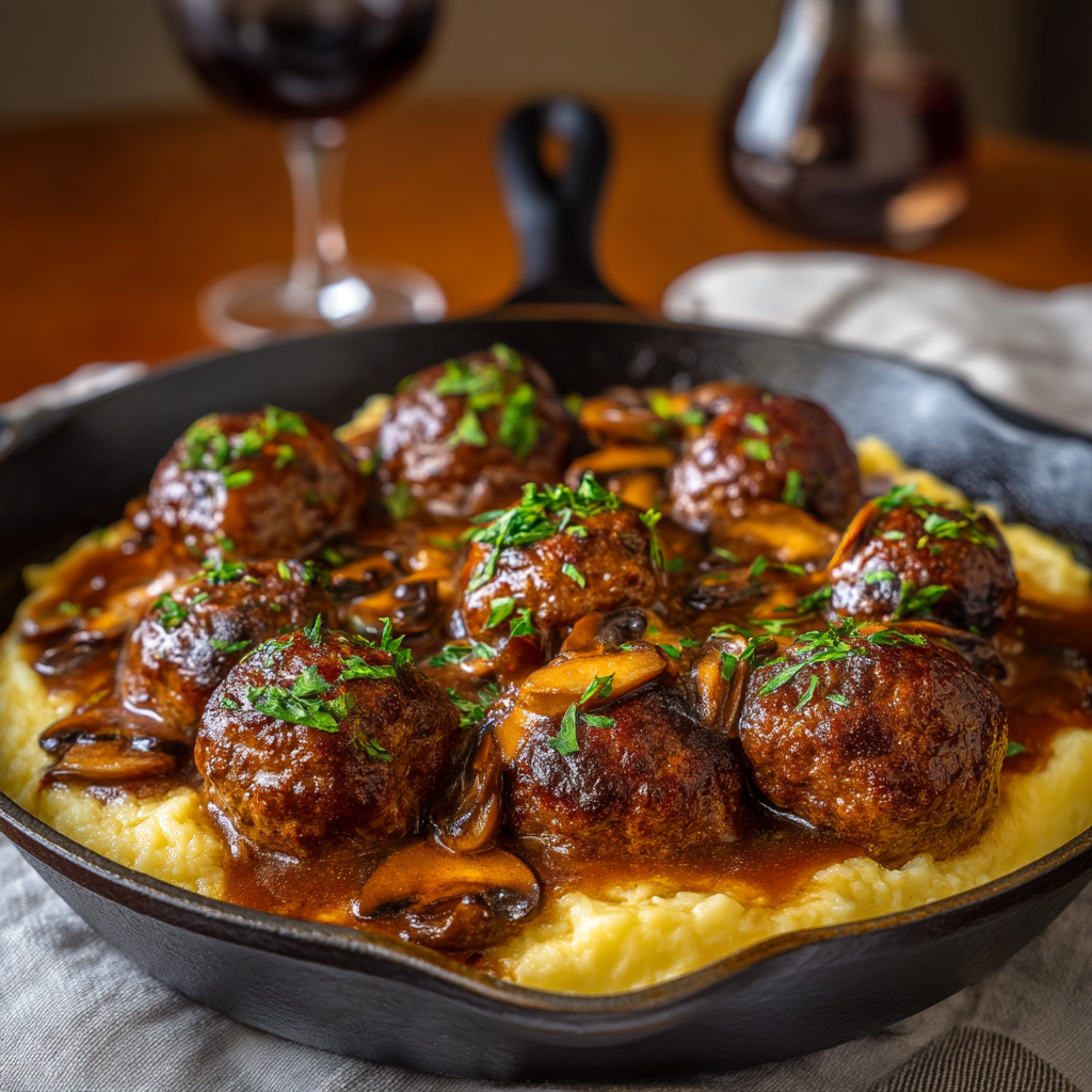 Delightful Salisbury Steak Meatballs for Dinner