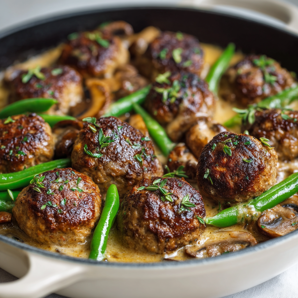 Delightful Salisbury Steak Meatballs for Dinner