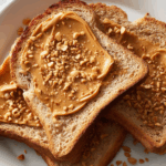 Delicious Peanut Butter Toast