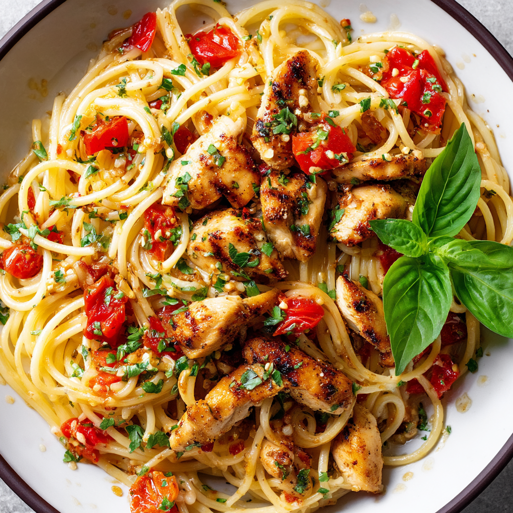 Easy and Delicious Chicken Spaghetti