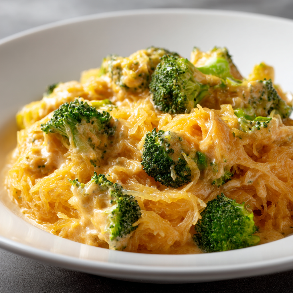 Vegan Spaghetti Squash Mac 'n Cheese