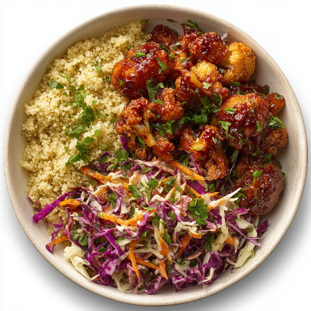 BBQ Cauliflower Bites Bowl