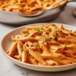Easy Roasted Red Pepper Pasta Sauce (Creamy Recipe)