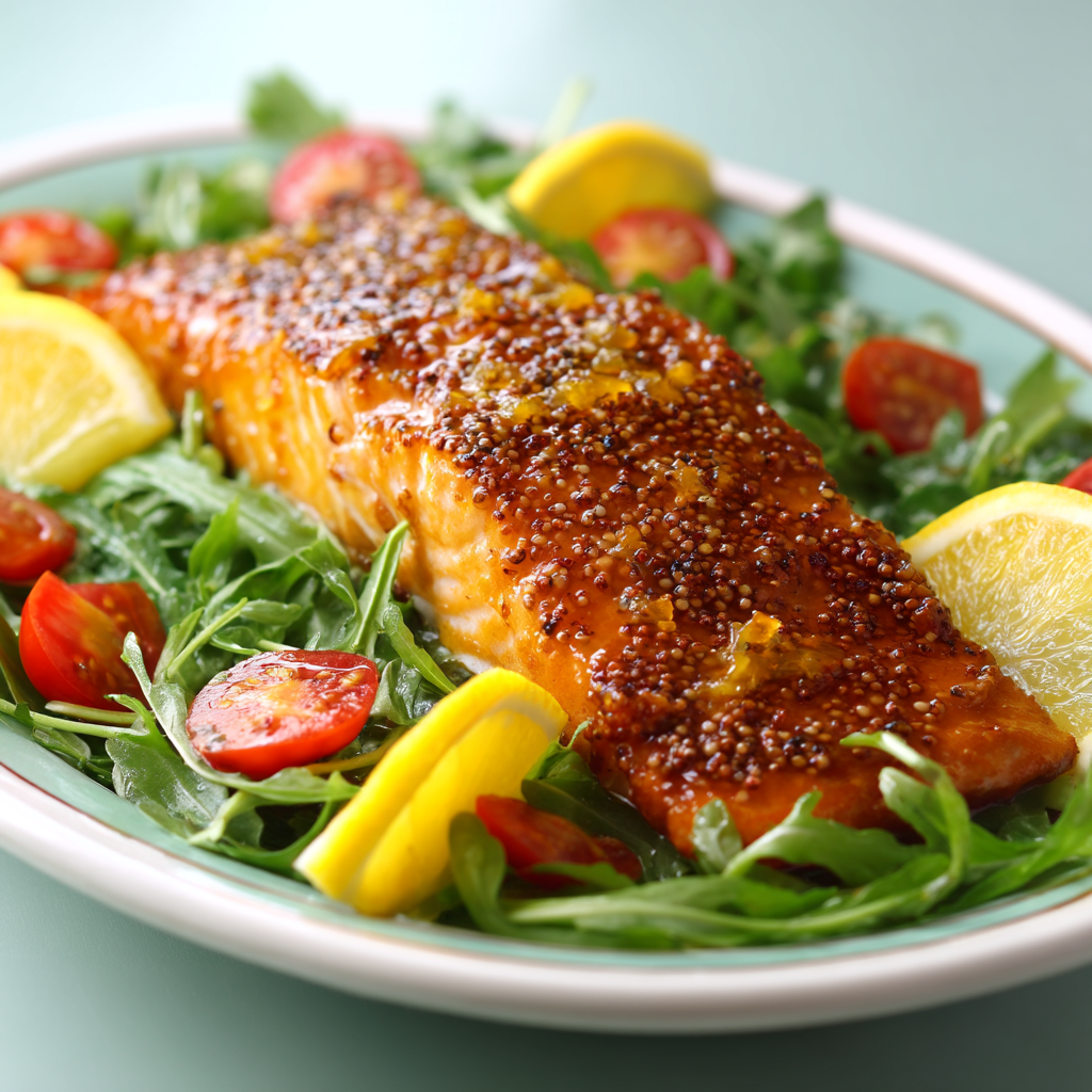 Maple Mustard Salmon Recipe