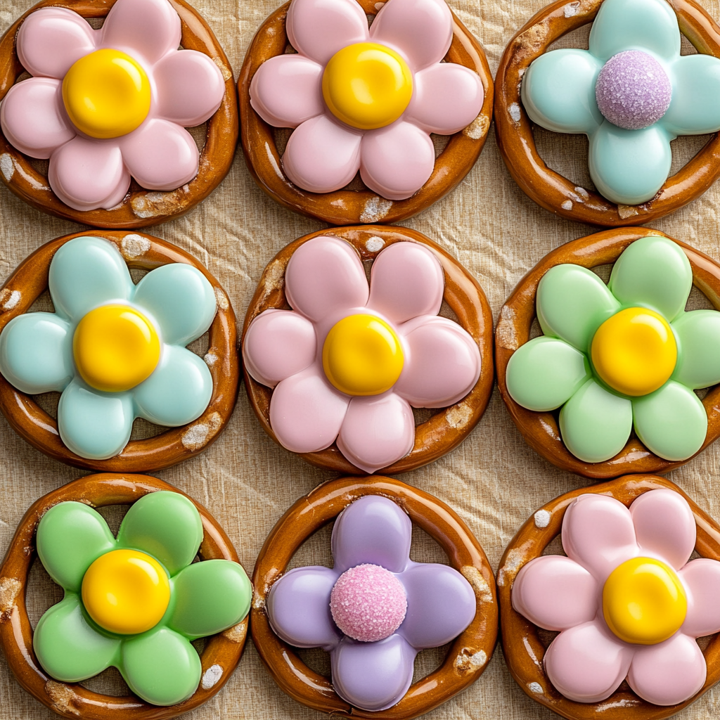 Flower Pretzel Bites
