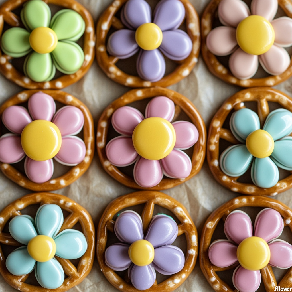 Flower Pretzel Bites