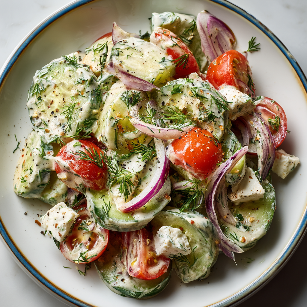 Easy Creamy Greek Yogurt Salad Dressing Recipe