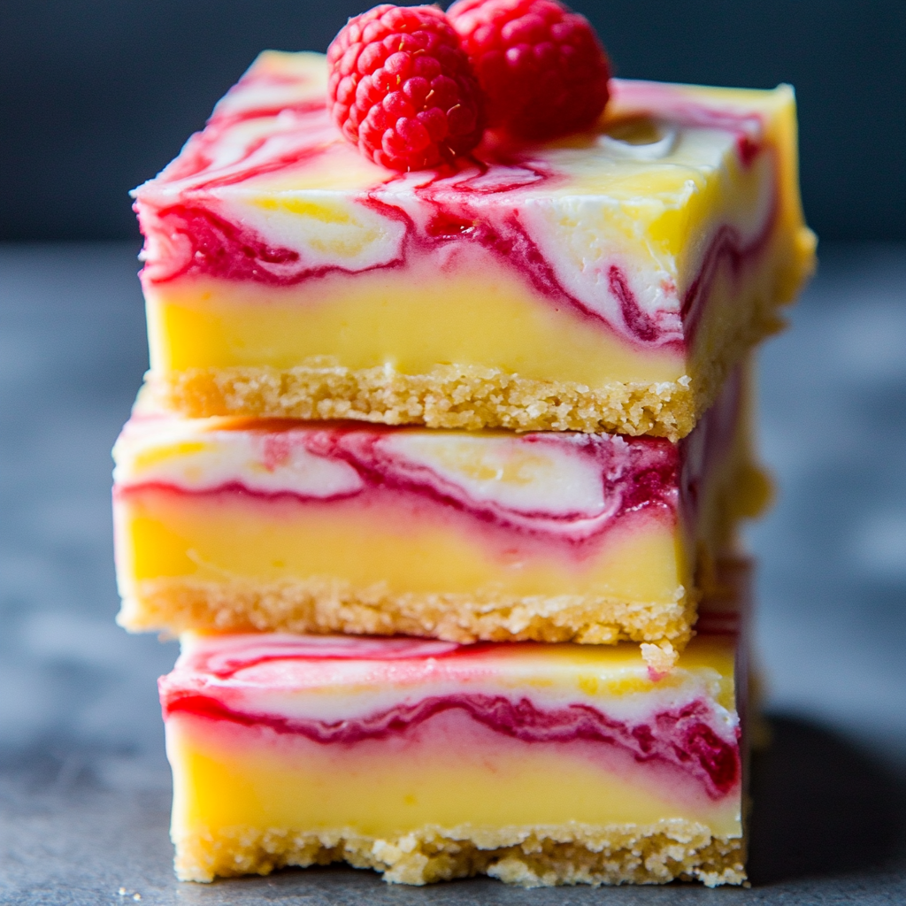 Epic Raspberry Lemon Cheesecake Bars