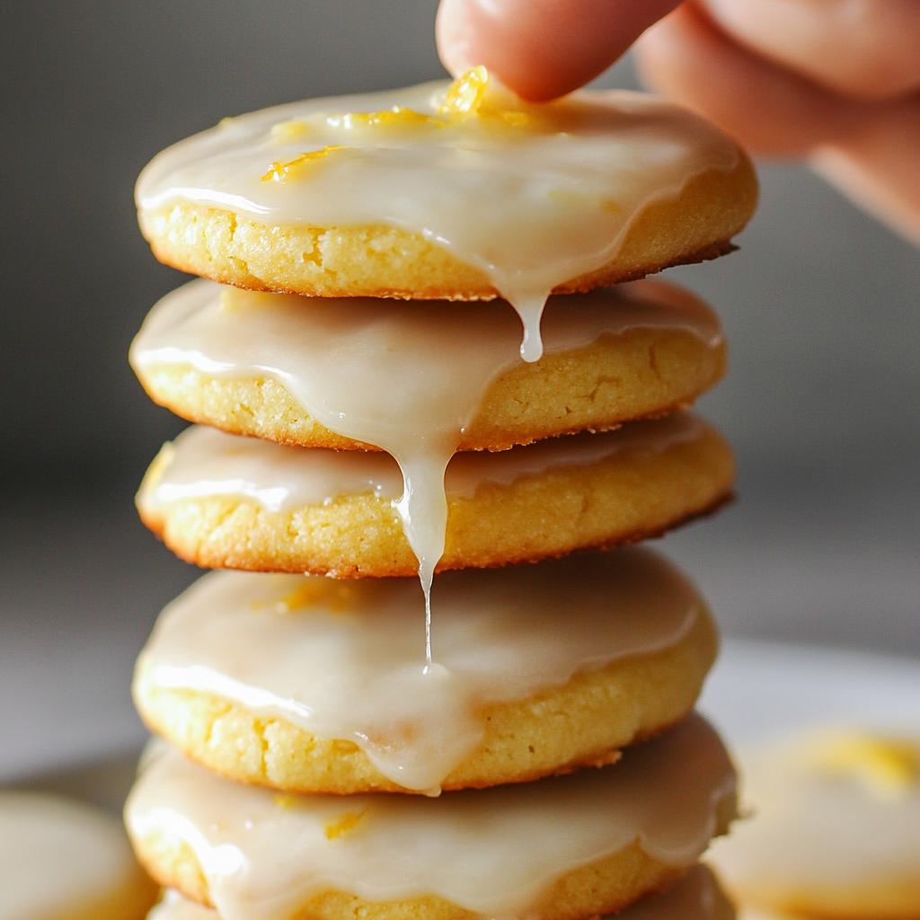 Easy Glazed Lemon Cookies Recipe