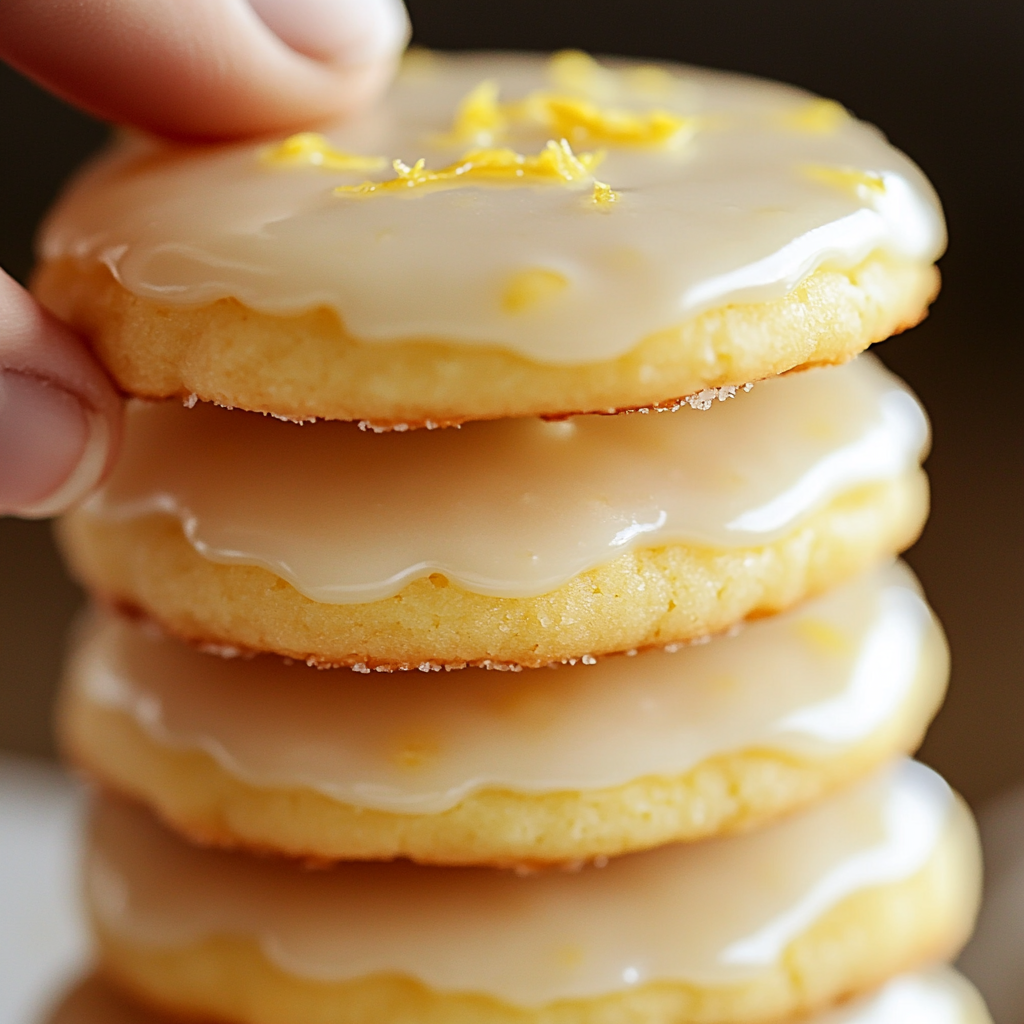 Easy Glazed Lemon Cookies Recipe