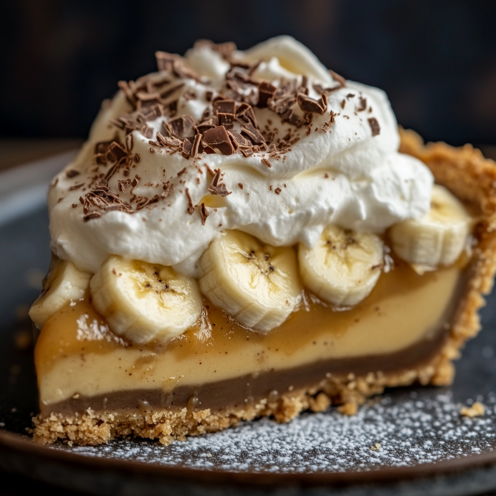 Banoffee Pie Recipe with Caramel and Cream