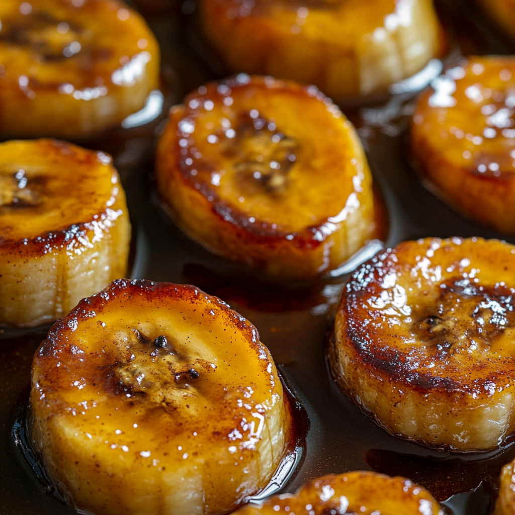 Quick Fried Banana With Brown Sugar