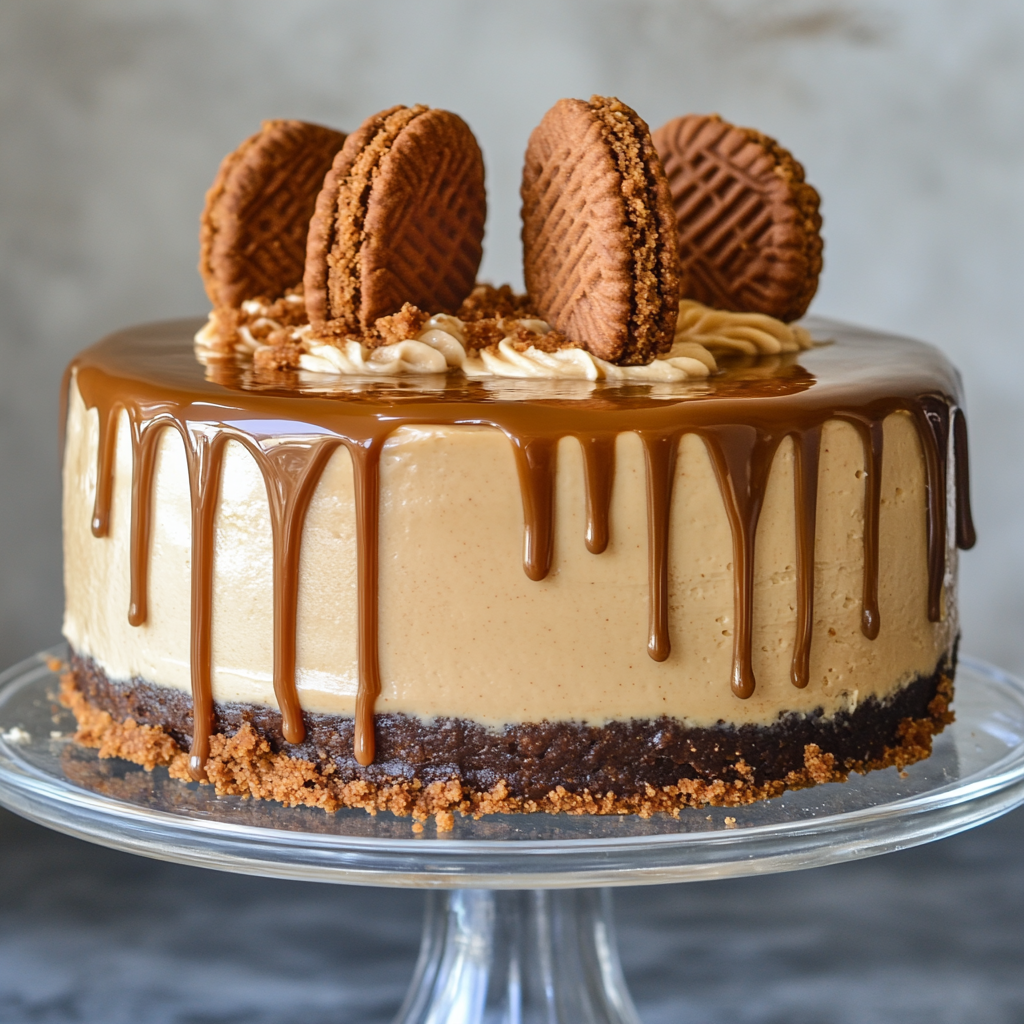 Easy No Bake Biscoff Cheesecake Recipe