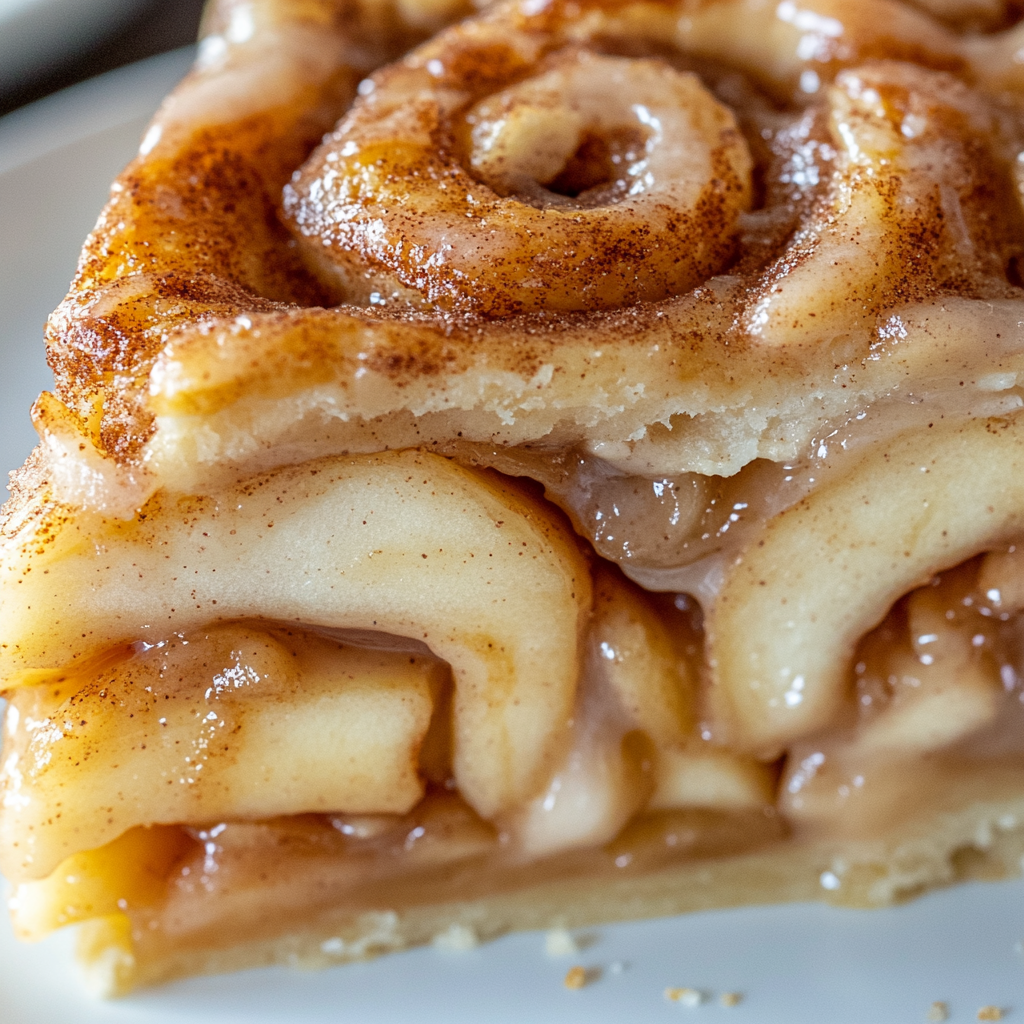 Easy Cinnamon Roll Apple Pie Recipe