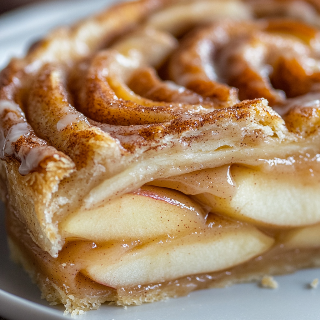 Easy Cinnamon Roll Apple Pie Recipe
