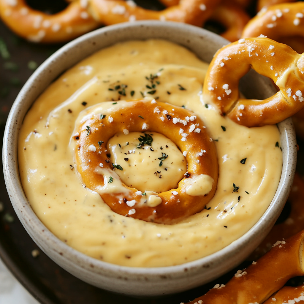Cheese Dip for Pretzels