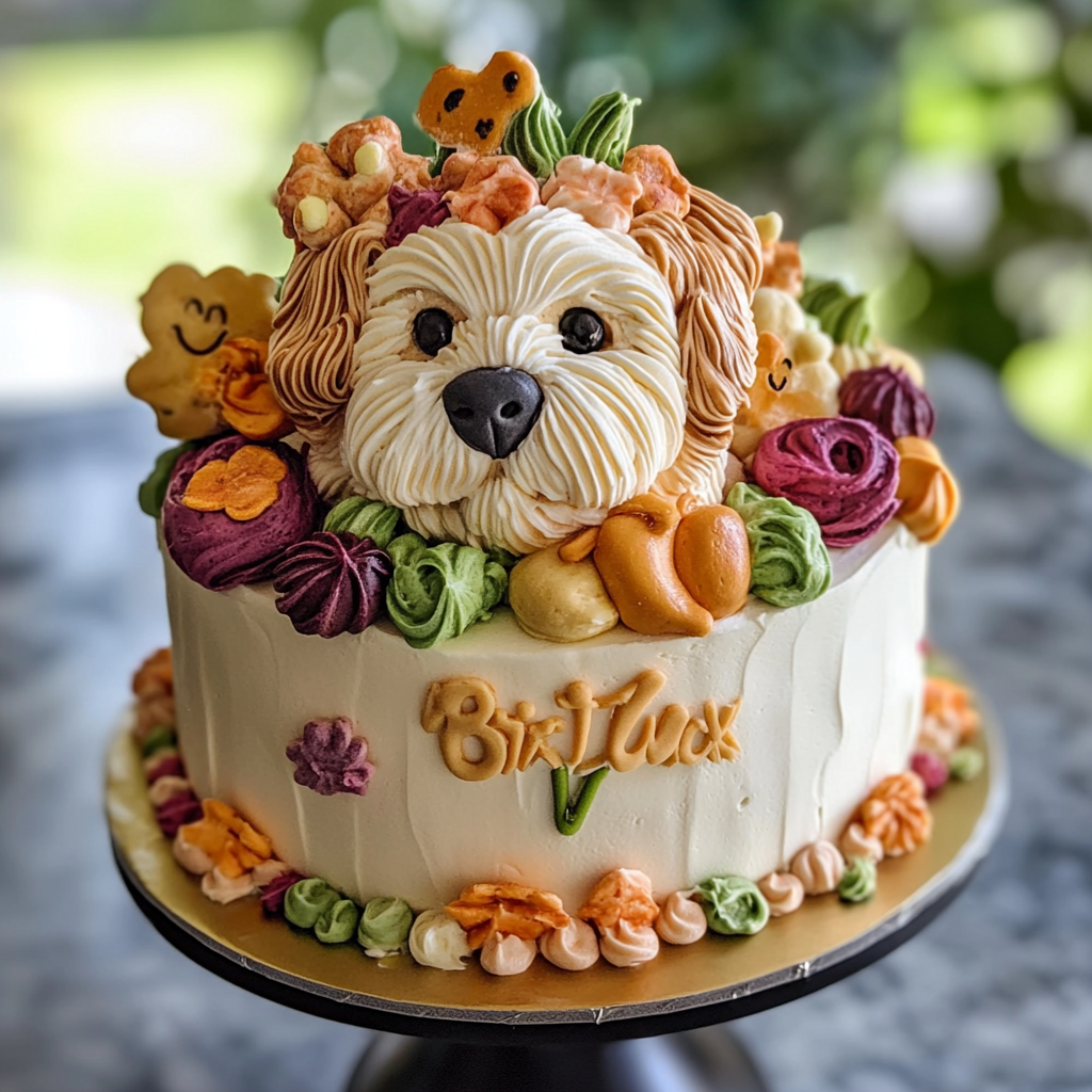 Doggy Birthday Cake