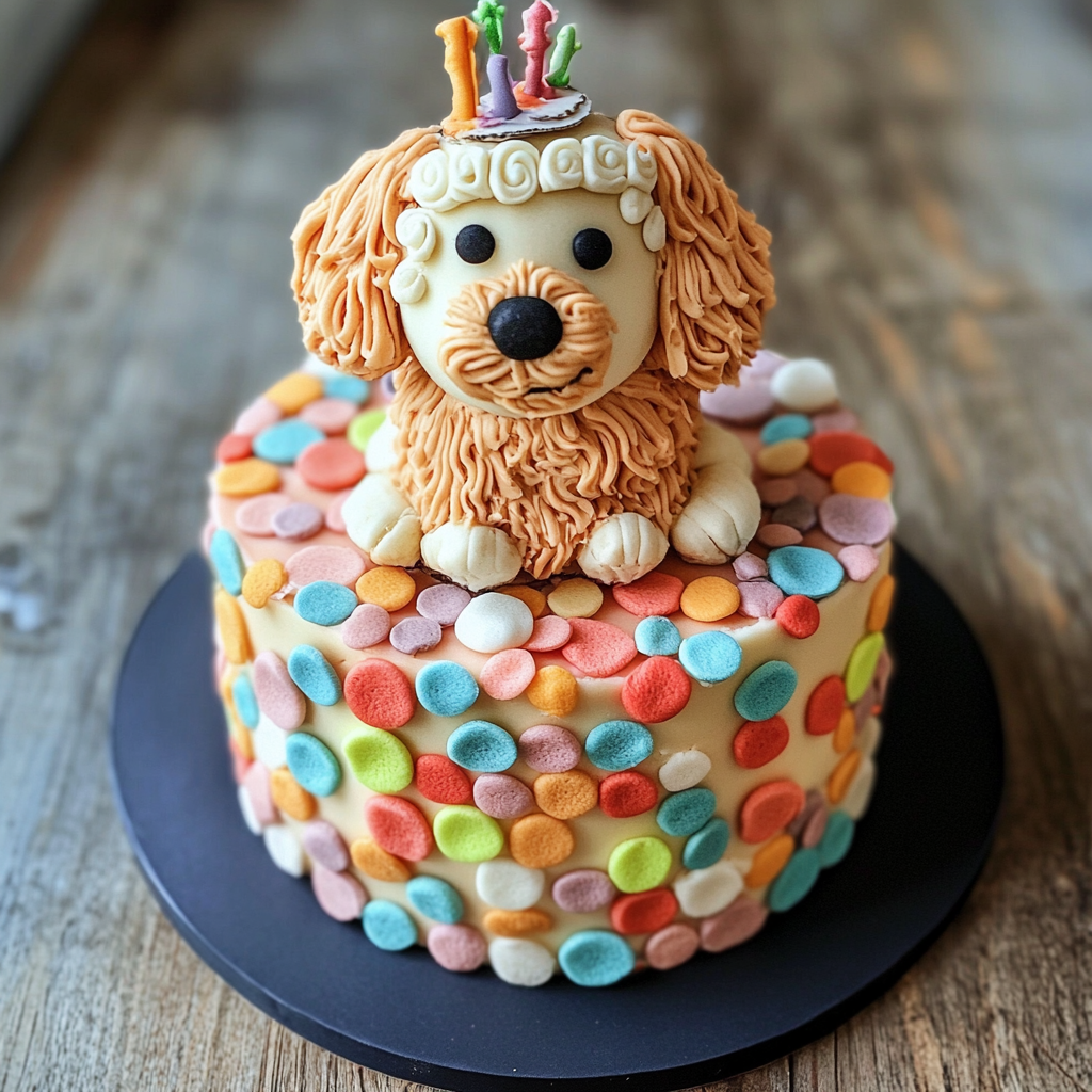 Doggy Birthday Cake