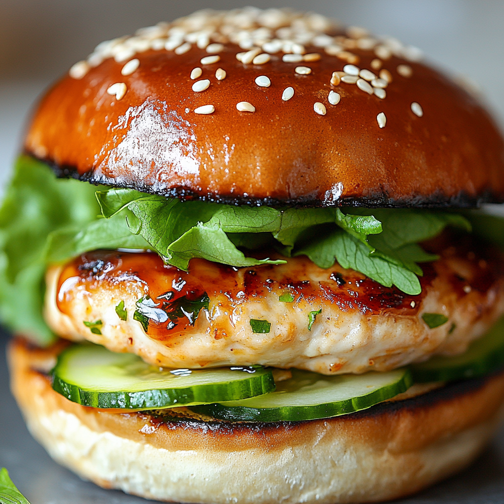 Chicken Dumpling Burgers Recipe