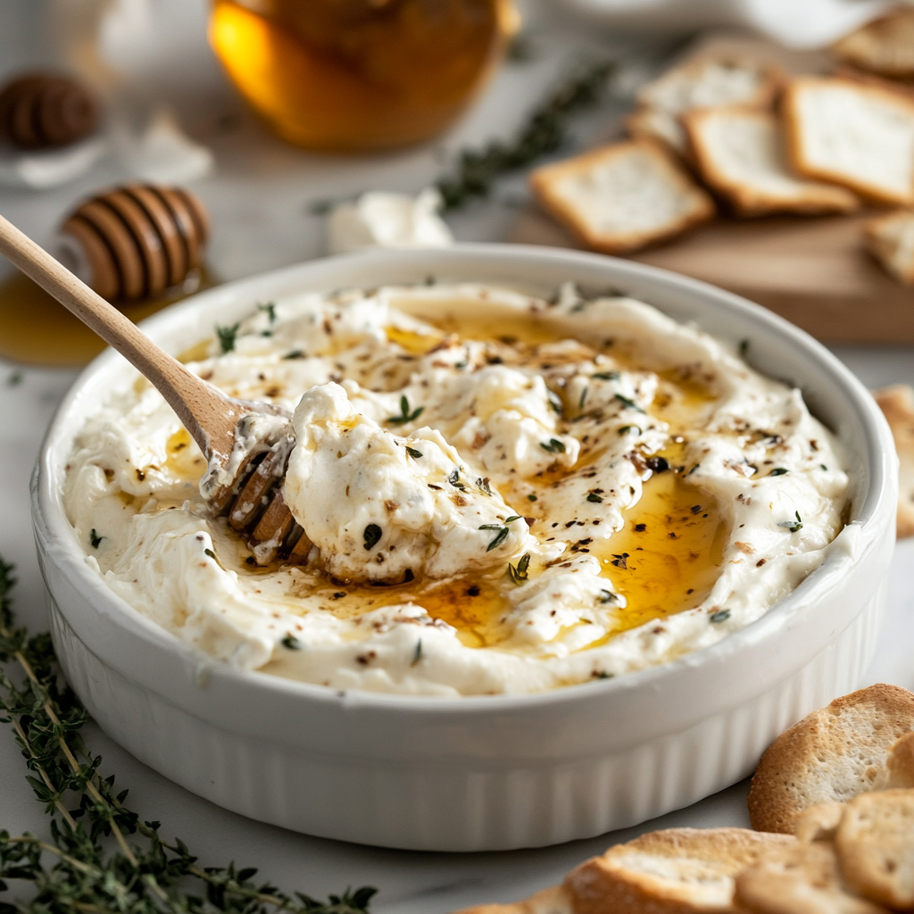 Hot Honey Cream Cheese Dip