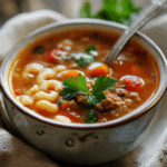 Hamburger Soup with Macaroni (Goulash Soup)