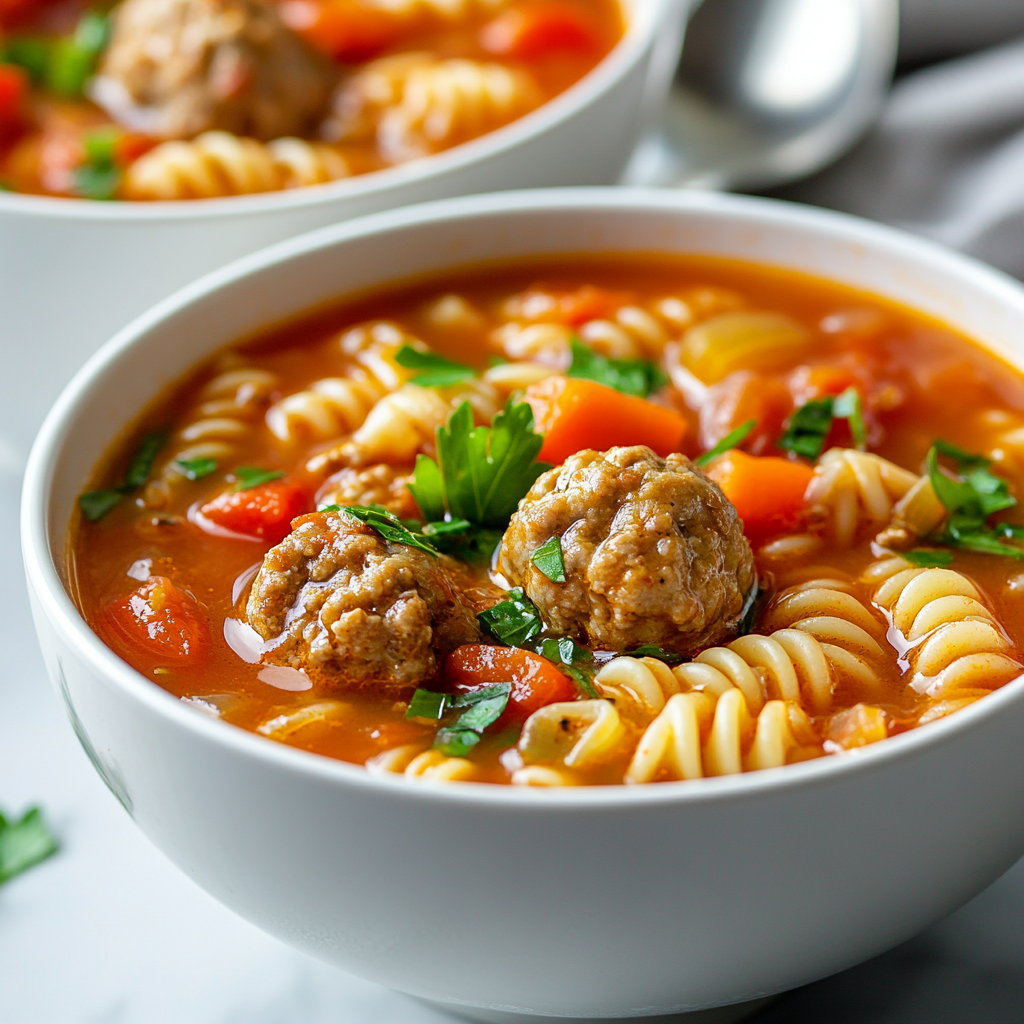 Italian Meatball Soup