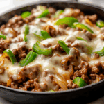 Philly Cheese Beef Skillet
