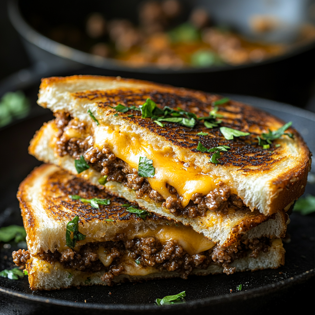 Grilled Cheese Sloppy Joes