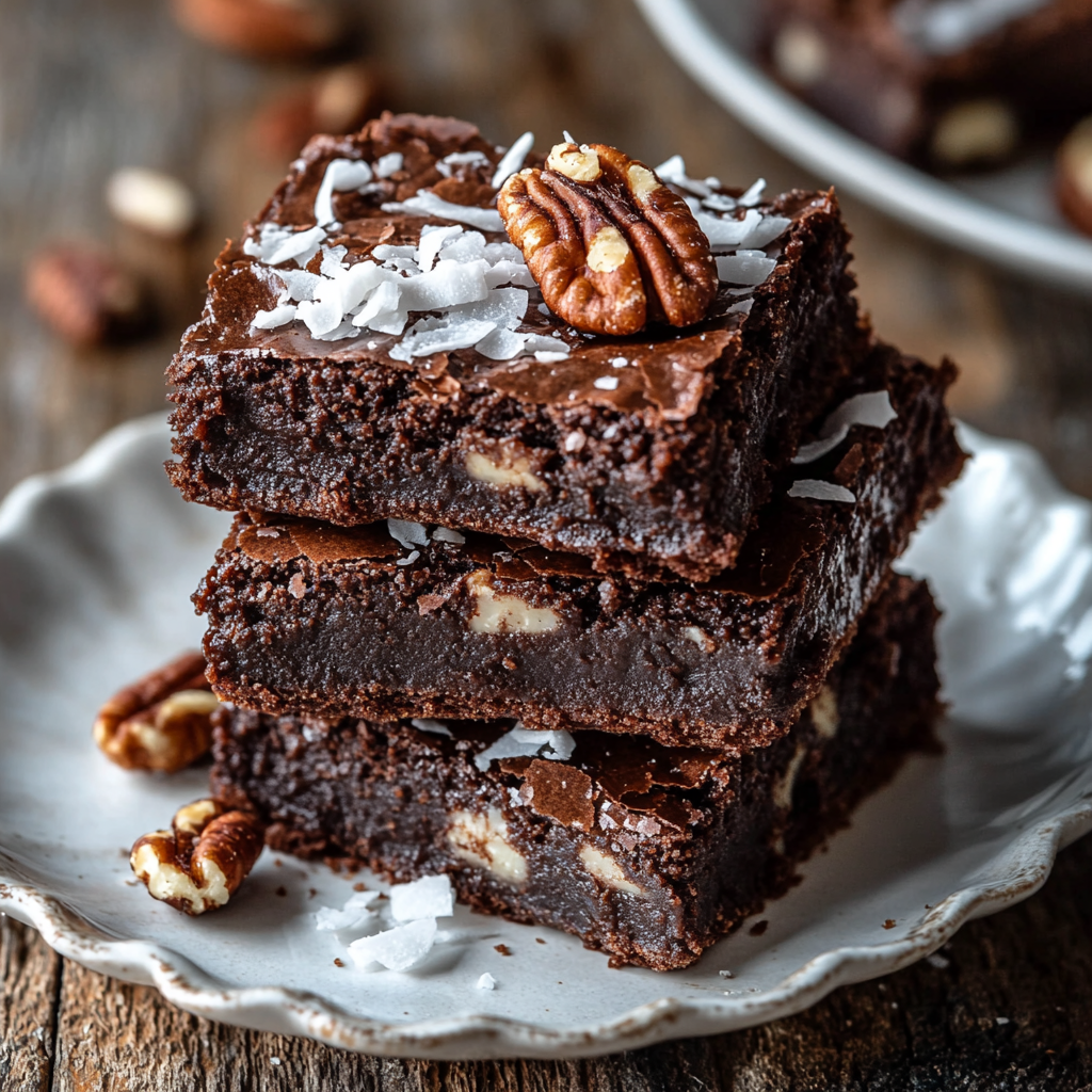 German Chocolate Cookie Bars