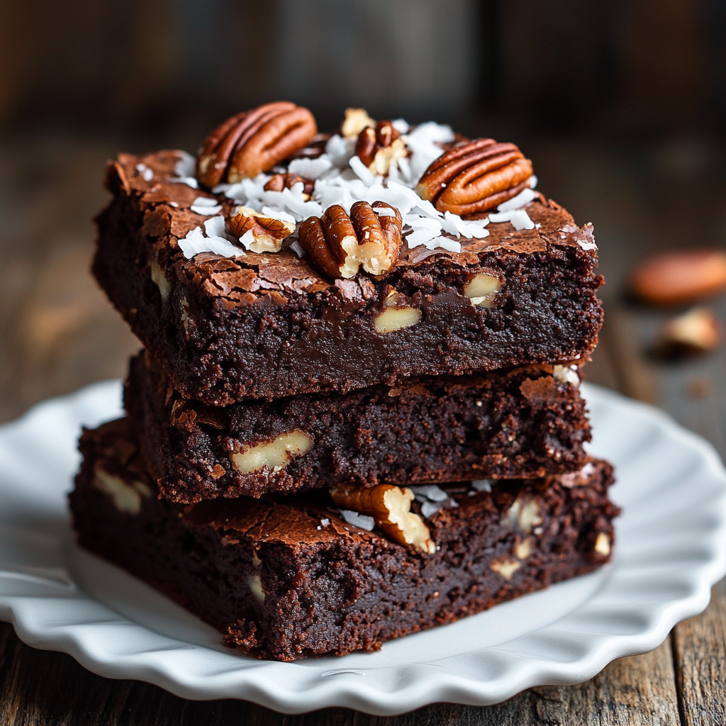 German Chocolate Cookie Bars