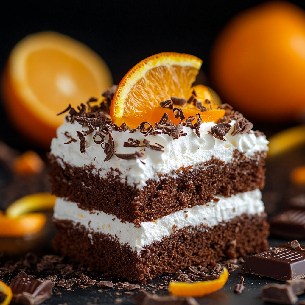 Chocolate Orange Poke Cake 6 Chocolate Orange Poke Cake