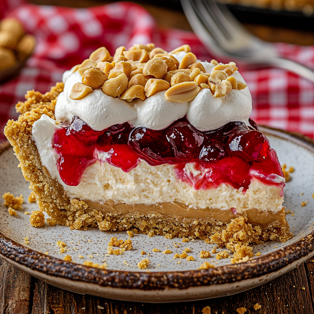 Peanut Butter Jelly Pie