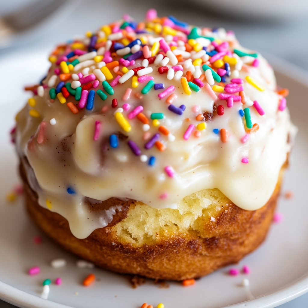 Funfetti Cinnamon Rolls 6 Funfetti Cinnamon Rolls