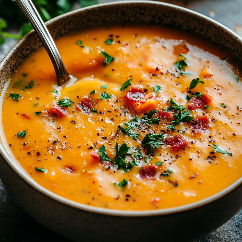 Low Carb Cheeseburger Soup