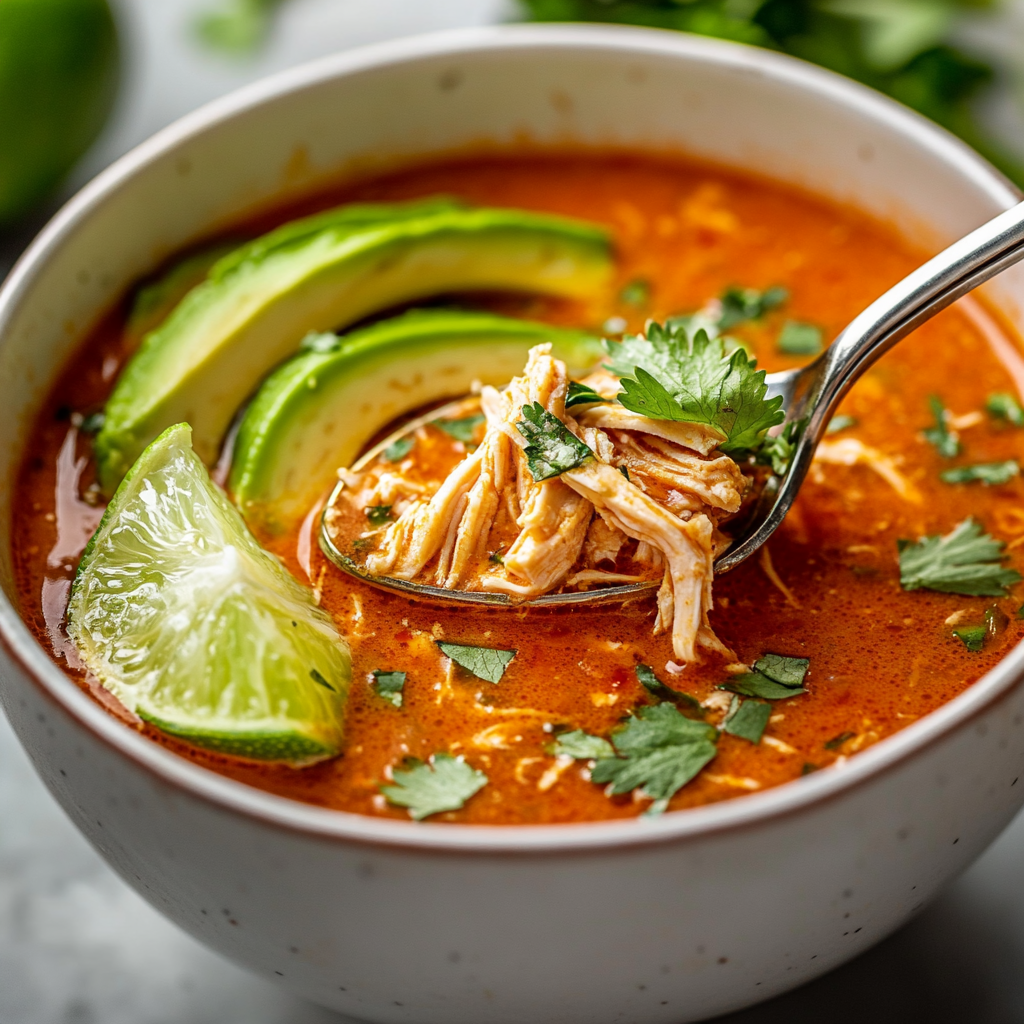 Low Carb Chicken Fajita Soup