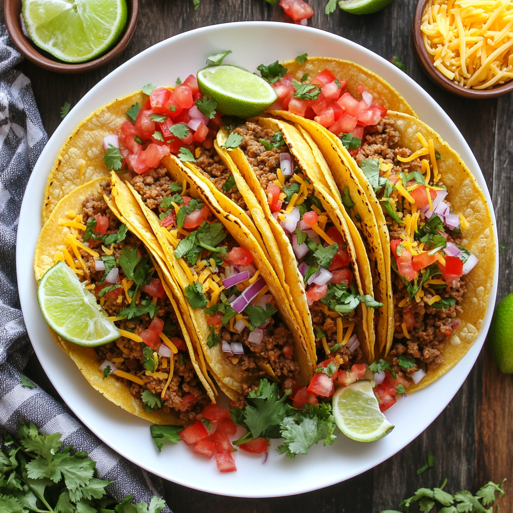 Mexican Ground Beef Tacos
