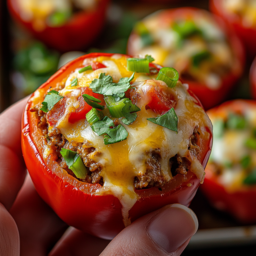 Mini Pepper Nachos