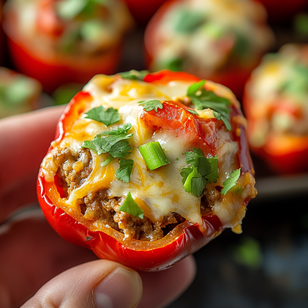 Mini Pepper Nachos