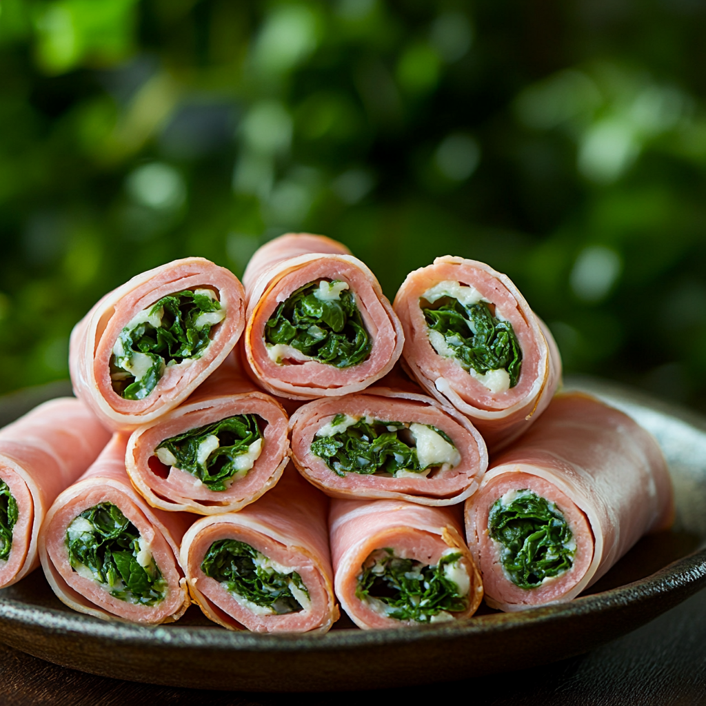 Ham Roll-Ups with Cream Cheese