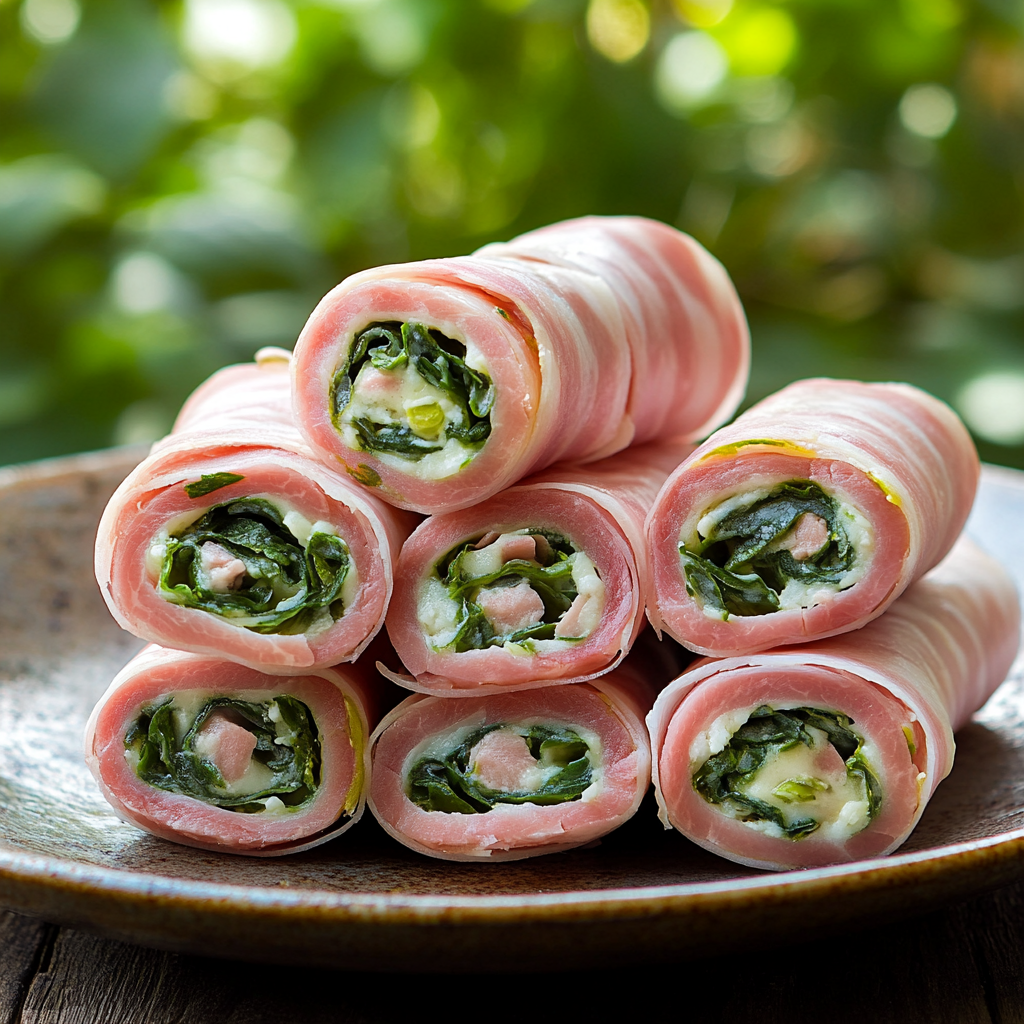 Ham Roll-Ups with Cream Cheese